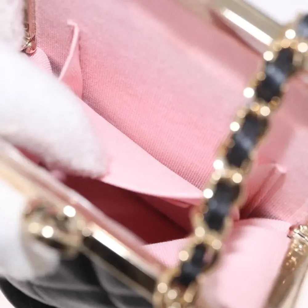 Chanel Matelasse Chain Shoulder Bag Black